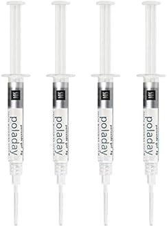 Pola Teeth Whitening Gel, 4 Syringe Pak, PolaDay 7.5% Hydrogen Peroxide
