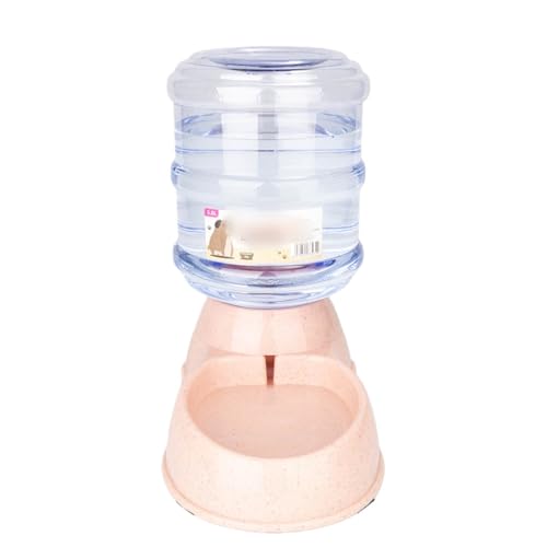 ペット給水器 自動給水器 ウォーターディスペンサー ペット用品 自動給水機 ファッション お留守番 ウォーターボトル 犬 猫用 3.8L 大容量 (D)