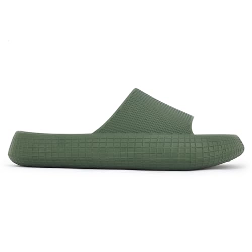 Image of Hygear Men's Hunk EVA Slides | Ultra Soft Cushion | Lightweight | Waterproof | Stylish |Anti-Skid | Comfortable Everyday Slides for Men