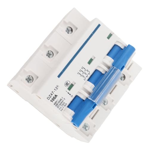 Disjoncteur 3P 100A 400V contre les courts-circuits avec montage rail DIN
