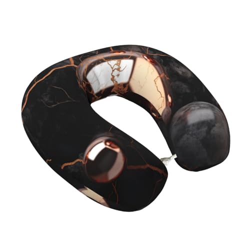 Almohada cervical de poliéster color negro talla única miniatura 2