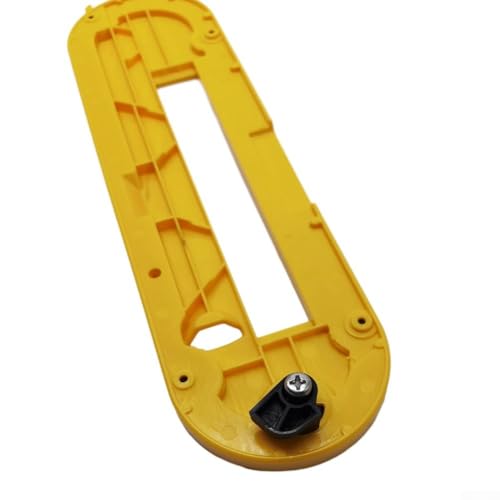 Throat Plate for DWE7490 / DWE7491 / DWE7491RS (Type 2) 10-Inch Table Saw – Heavy-Duty Dado Insert, Yellow, Part Number DWE7402DI