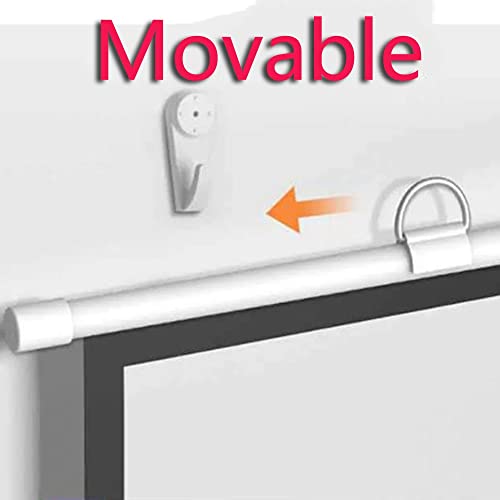Pantalla de proyección manual para pared 4:3 portable miniatura 2