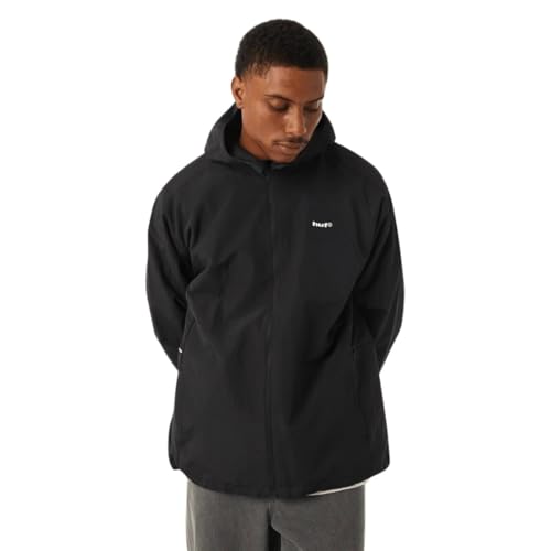 Image of HUF Men's Shell Jacket - Lightweight, Water-Resistent Zip-Up with Hood