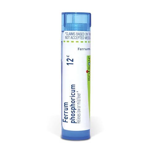 Boiron Ferrum Phosphoricum 12C Homeopathic Medicine for Fever - 80 Pellets