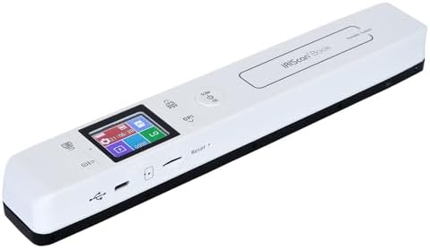 IRIScan Book regle Scanner Portable Batterie sans Fil – v7 : Docu...