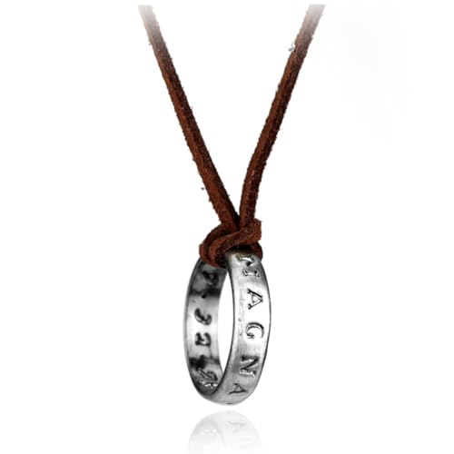 Unisex Uncharted 4 Nathan Drake Ring Necklace for Men Woman