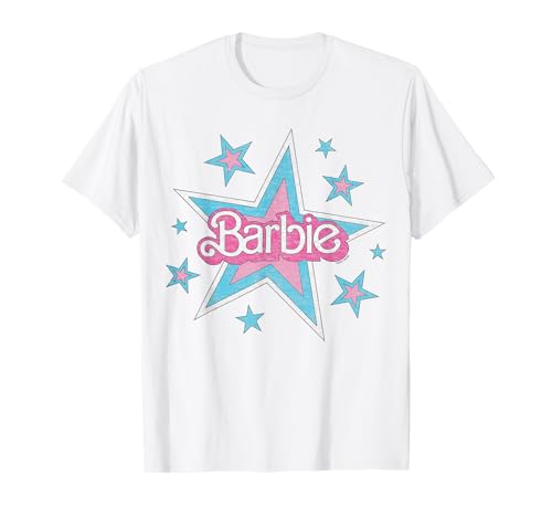 Barbie - Vintage Logo with Stars T-Shirt