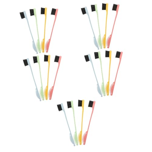 FOMIYES 5sets Professional Eyebrow Brush Set Makeup Tools Eyebrow Comb Styling Brush Kit 4pcs*5