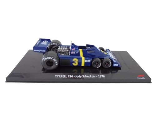 Auto de Fórmula 1 1:24 Compatible Tyrrell P34 Jody Scheckter 1976 miniatura 2