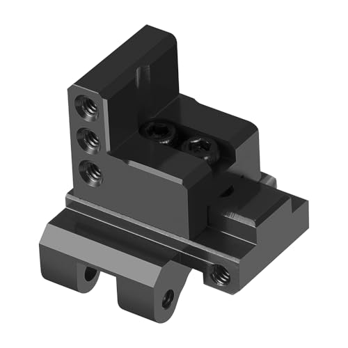 MOHERO Adjustable RC Rear Axle Truss Upper Links Mount for Axial SCX24 Deadbolt C10 Gladiator Bronco 1/24 RC Crawler Car Upgrade Part (Black)