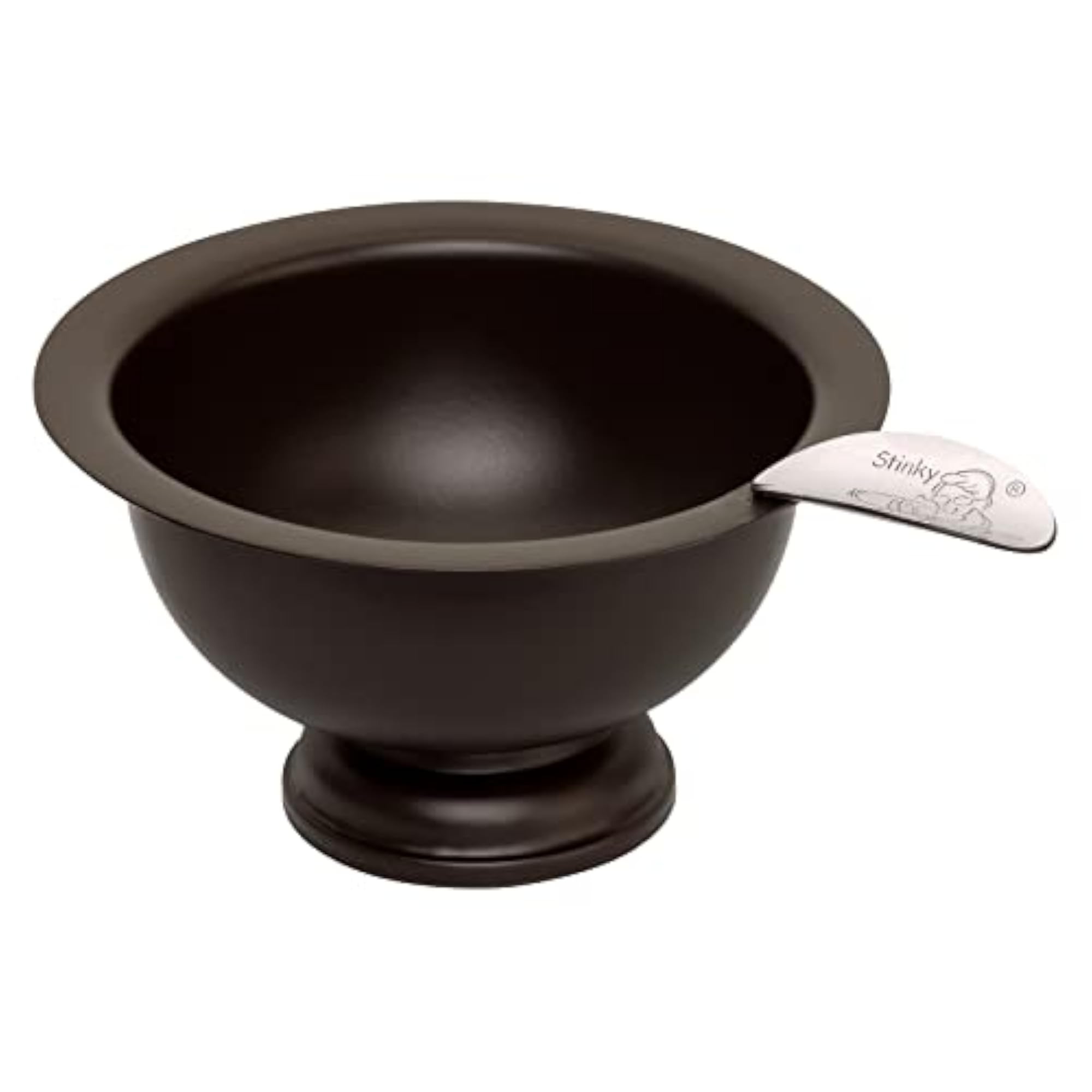 Personal Size Round Cigar Ashtray, Brown