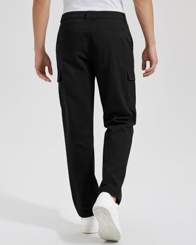 Image of Men's Cargo Pants Stretch Work Pants | Cotton Casual Travel Hiking Pants