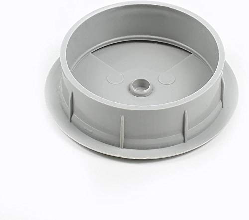 2 Passacavo Per Scrivania Da 60mm - Nero In Lega Di Zinco - Per Organizzare Cavi Su Tavoli E Desktop - Foto 5