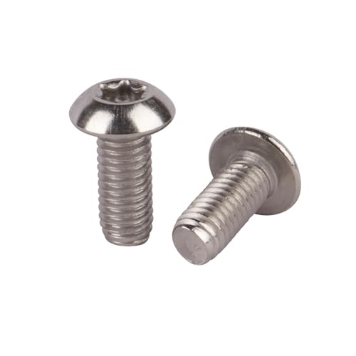 Image of 12PCS 304 Stainless Steel Bolts Torx with Column M5x10 12mm Bicycle Disc Brake Cycle Rotor Water Bottle Cage Screws (M5x12mm)