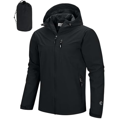 Outdoor Ventures Men's Waterproof Jacket for All Activities Cover