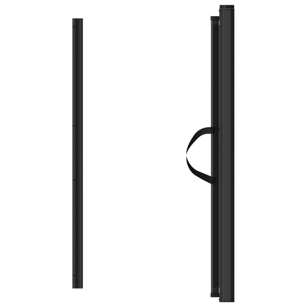 Barrera para mascotas extensible negra 117,5 x 125 cm, rejilla de protección ajustable sin taladrar para perros y gatos, barrera de seguridad para escaleras, pasillo, cocina, abrazaderas