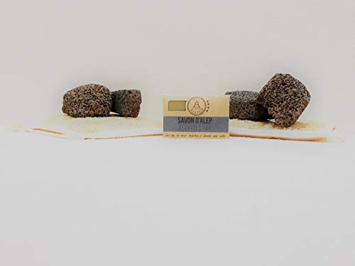 ALEPEO | Aleppo Seife | Formseife Totes Meer Salz | Mit Lorbeer- und Olivenöl für Körper und Haar | Vegan, Handgemacht, ohne Palmöl, ohne Plastik Cover