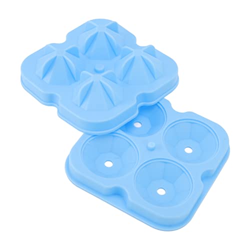 Molde de silicona para cubitos de hielo con 4 cavidades miniatura 3