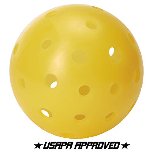 Tourna Strike Outdoor Pickleballs (12 Pack) - Usapa Approved, Optic Yellow (Pikl-12-Oy-O) #TOP6