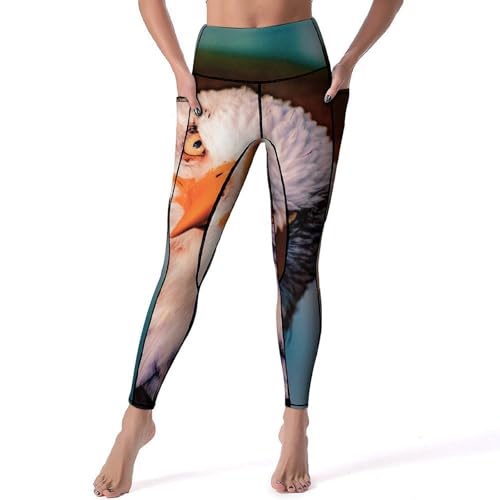 Pantalon de Sport Yoga Oiseau Rigolo pour Fitness et Jogging Matinal