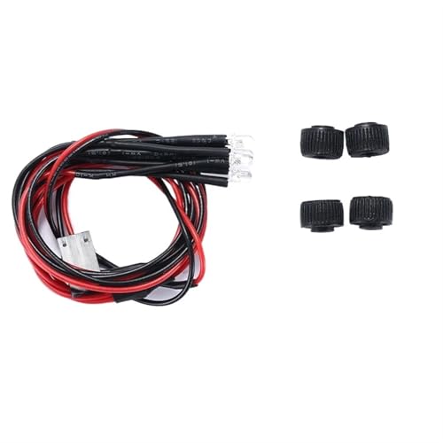 Luces RC Axial SCX24 para rutas nocturnas de coches Crawler 1/24