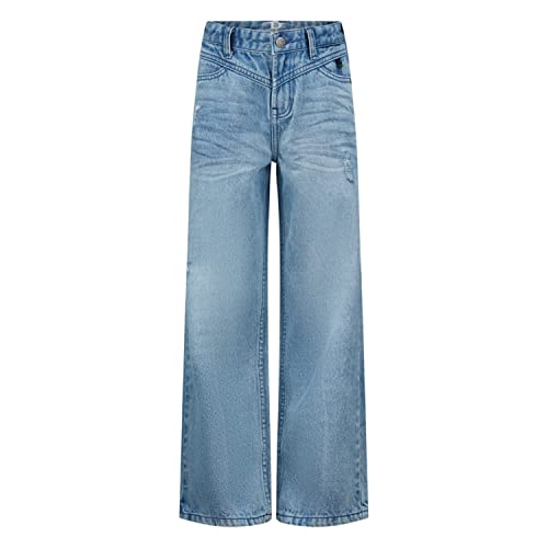 Jean Celeste Faded Blue Les Filles - Denim délavé droit pour femme
