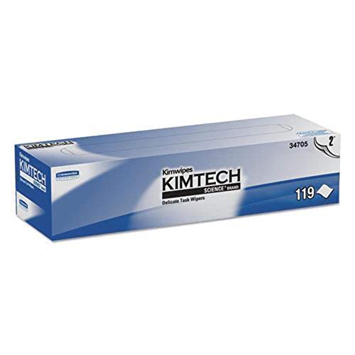 Kimberly-Clark Kimtech Science Kimwipes Delicate Task Wipers, 119/Box