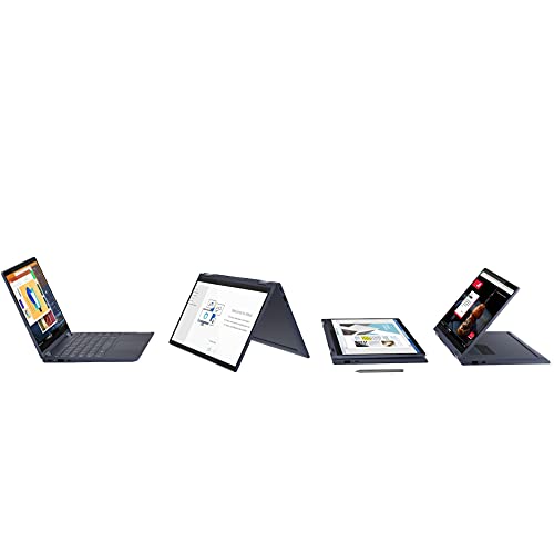 Image of Lenovo Yoga 6 AMD Ryzen 5 5500U 13.3 inch (33.782cm) FHD IPS 2-in-1 Convertible Touchscreen Laptop (16GB /512GB SSD /Windows 10 /MS Office /Backlit Keyboard /Fingerprint Reader /Abyss Blue /1.31Kg), 82ND003PIN