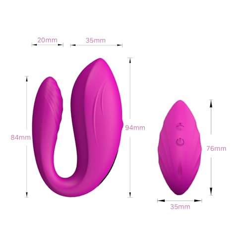 Vibradores Estimulador Ponto G e Sucção Clitóris Forma de U Dobrável Estimulador Sexual Feminino