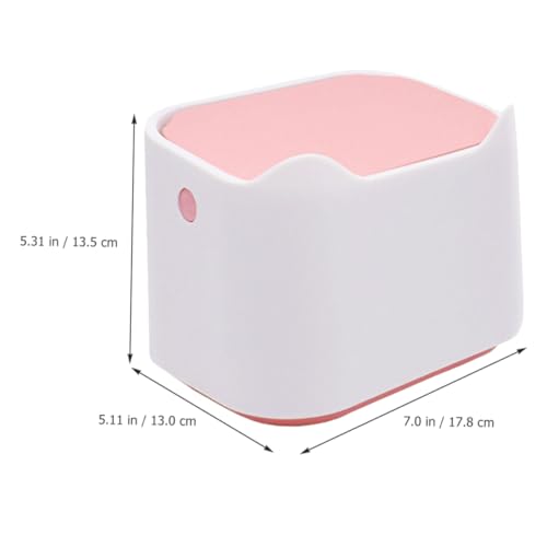 2 Canecas de basura de escritorio compactas ABOOFAN miniatura 3