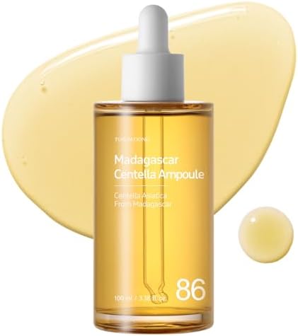 TOSOWOONG Madagascar Centella 86% Ampoule with 860,048ppm Centella Asiatica, Soothing, Calming, Facial Serum for face, for All Skin Types, Korean Skin Care, 100ml, 3.38fl.oz.