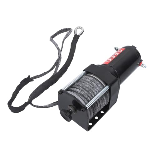 Winche eléctrico 3500 lb 1.5HP 12V con control remoto miniatura 3
