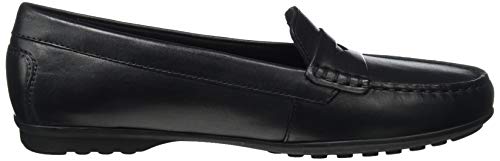 Geox D Elidia A, Mocassini Donna, Nero (C9999