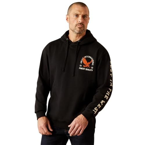 ARIAT mens Ariat Eagle Large Hoodie