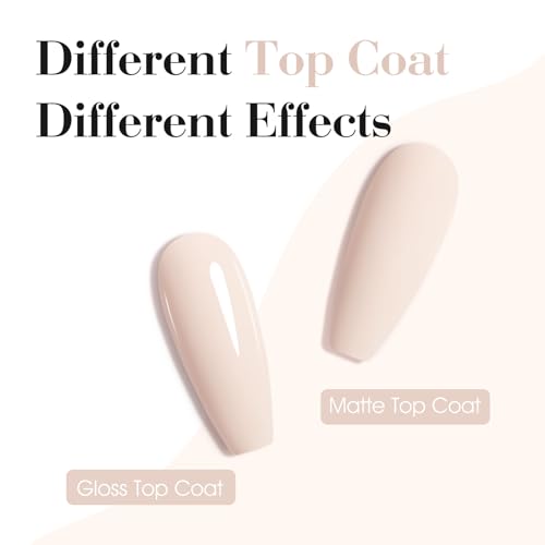Image of CANNI Nude Pink Gel Nail Polish, 1Pcs Pink Nude Gel Polish Light Color Soak Off U V Nail Manicure Salon DIY at Home