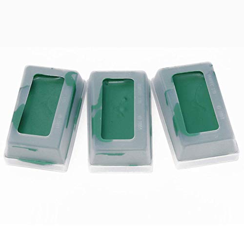 MATINGMARK Sheep & Goat Mating Crayon Block Marker for Ram Breeding/Marking Harness by Rurtec, 3 Pack Cold Green, Made in New Zealand