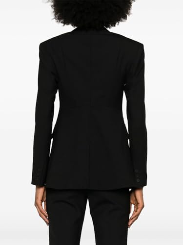 Women's Double Breasted Suit Formal 2-Piece Long Sleeve Business Outfits Set for Work Office2