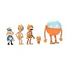Dog Man Movie Action Figures Multipack Set by Jakks Pacific, Includes 6.3 cm Articulated Scale Figures - Officially licensed, includes Dog Man, Lil Petey, Petey, Grandpa, and 80-HD! #2