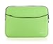iPearl 13-inch Soft Neoprene Sleeve Case for MacBook & UltraBook laptop (built-in external pocket) - GREEN
