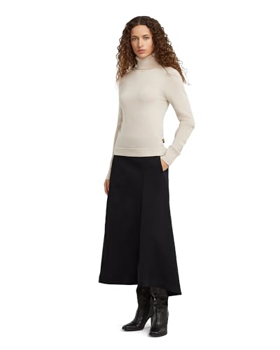 G-STAR Jupe Flare Femme Noir D27941 avec coupe évasée structurée et tissu dk black, 26