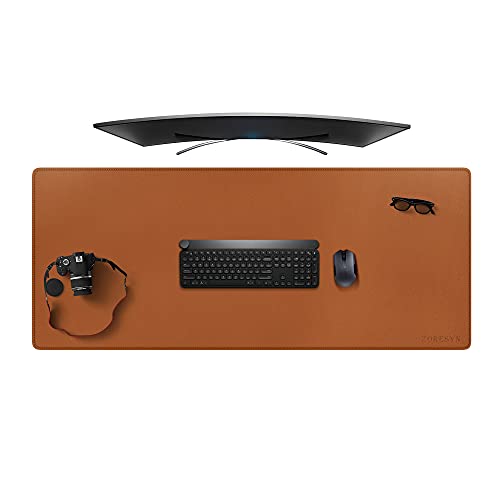 Tapis de souris gaming ZORESYN grand buvard de bureau 4XL marron