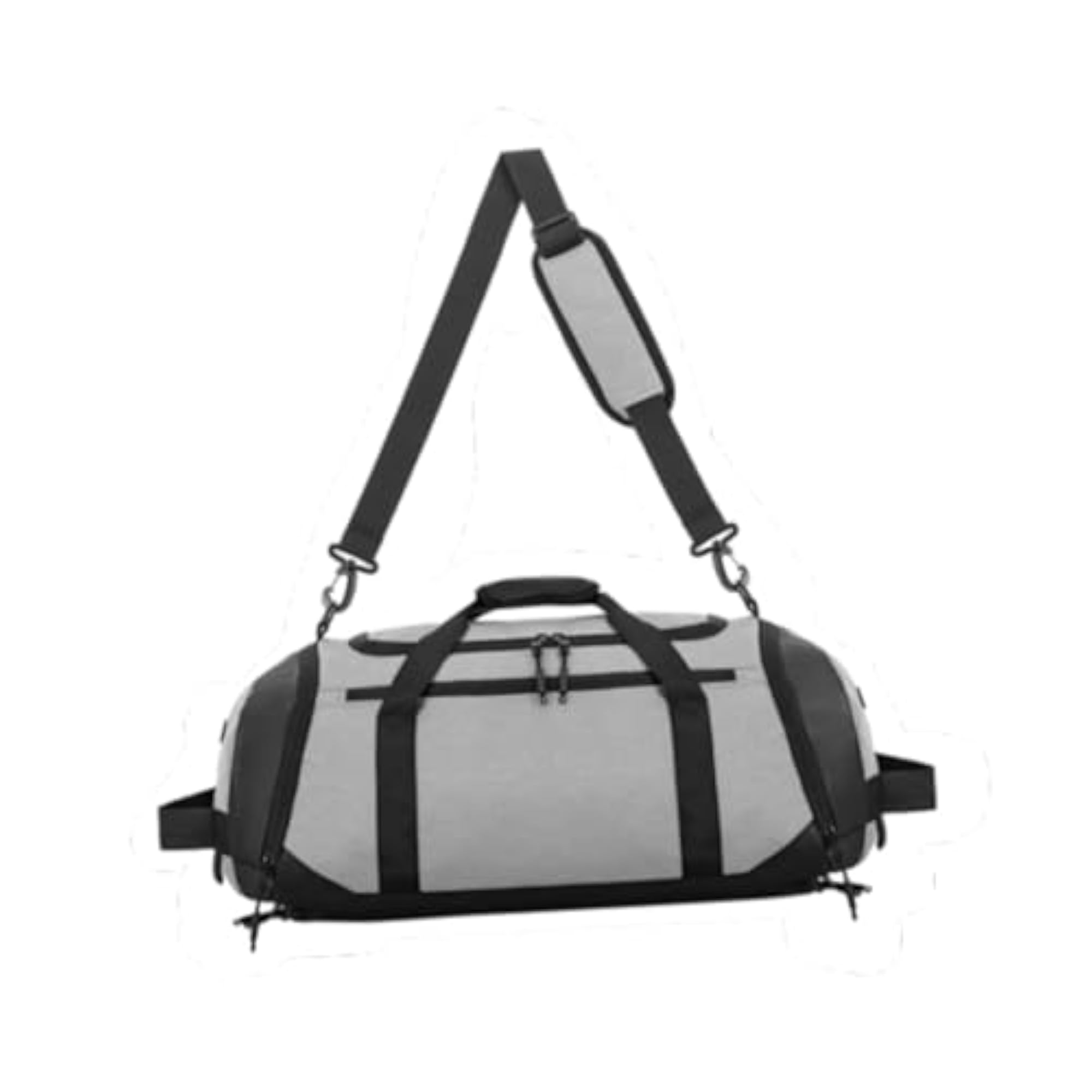 Overnight Waterproof Sports Gym Bag, Gray