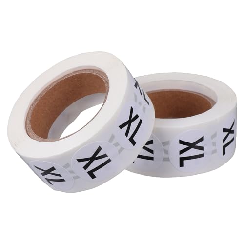 WRITWAA �ߗރT�C�Y�S���X�e�b�J�[ �ی^�T�C�Y���x�� 2���[���Z�b�g �ߗޕ��ޗp ���R���g���X�g��� �ߗ��i�Ǘ�����