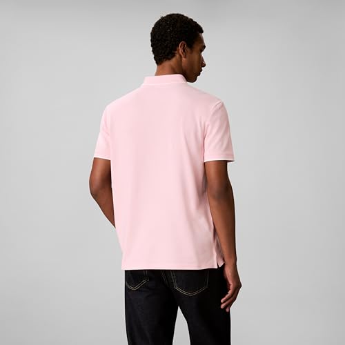 Image of Calvin Klein Men's Liquid Touch Polo Stripe with UV Protection