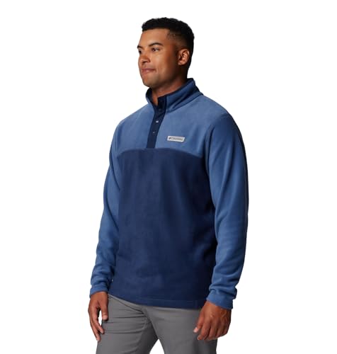 Columbia Mens Steens Mountain Half Snap Fleece Jacket, Collegiate Navy/Dark Mountain, Medium4