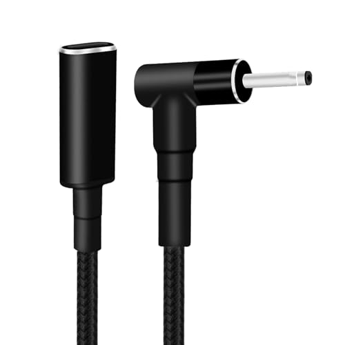 20V 5A 100W ラップトップ用急速充電ケーブル USB C から 4.0x1.7mm 編組ワイヤ構造電源アダプタ