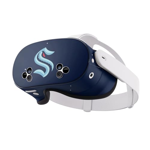 Skin Vinyle Seattle Kraken Meta Quest 3S Head Case Designs Autocollant Officiel