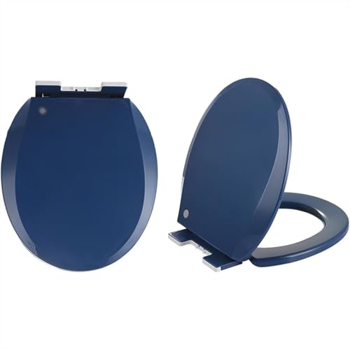 Bemis Round White Plastic Toilet Seat