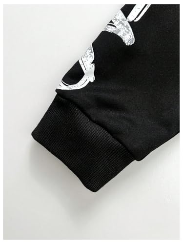 WDIRARA Boy's Jersey Shirts Number Graphic Sweatshirt Crew Neck Long Sleeve Pullovers Streetwear Top4